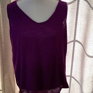 INC women’s tank top. Purple. Size Large.